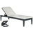 Arwen Outdoor Acacia Wood Chaise Lounge , Cushion Included-284327317