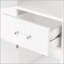 Armoire de salle de bain autoportante polyvalente avec tablettes réglables et compartiments multiples