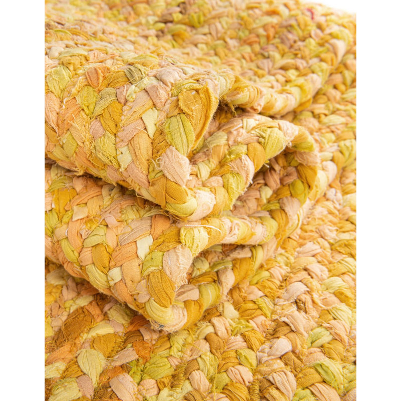 Kahwajian Cotton Indoor Rug, Rectangle 6'1" x 9'