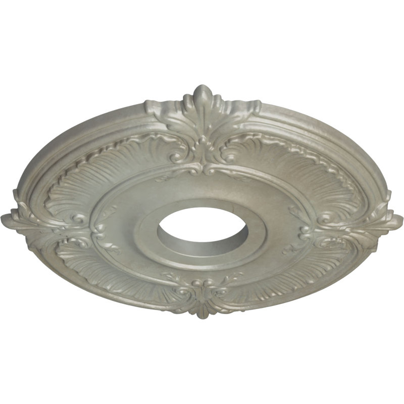 Médaillon de plafond H 18 po x l 18 po x P 0,625 po Attica, Doré Flash