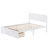 Modern Full Size Platform Bed Frame With Under-Bed Drawers Bedroom Furniture