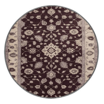 Tapis brun lavable à la machine