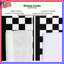 Rideaux à carreaux noirs et blancs, voilages et voilages à damier - 1 panneau-1117579569-1117579571