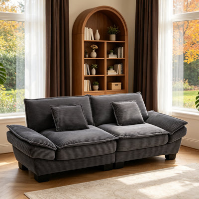 2 Seater Corduroy Sofa
