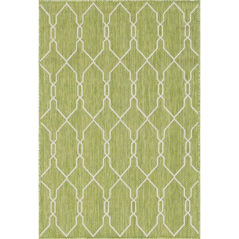 Vidette Geometric Indoor / Outdoor Rug, Rectangle 4'1" x 6'1"