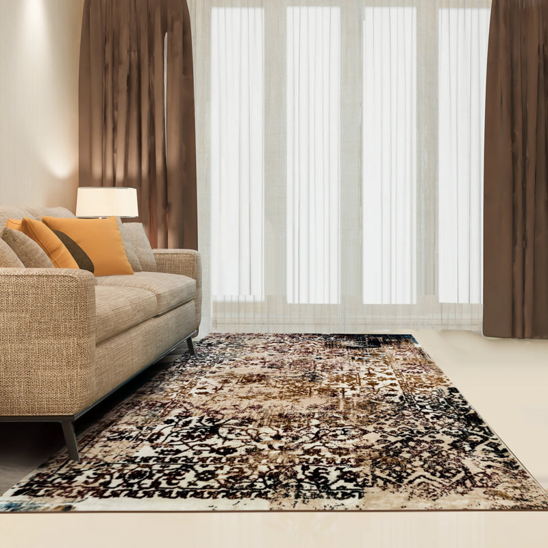 Neymar Abstract Area Rug, Rectangle 160 x 230cm