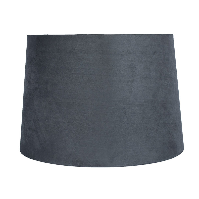 Abat-jour cylindrique en chenille H 8,5 po x l 12 po (araignée), Jaune moutarde