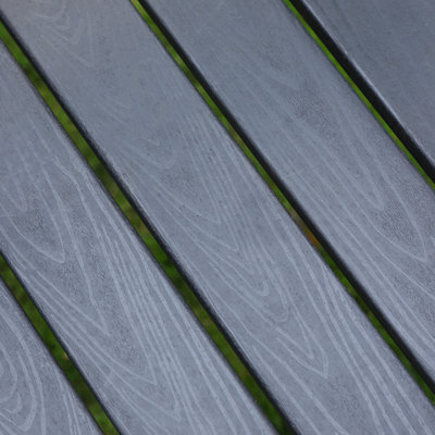 Ensemble de chaises de terrasse en PEHD pour l'extérieur, nécessitant peu d'entretien - pour les jardins, les cours et les terrasses (dossier)