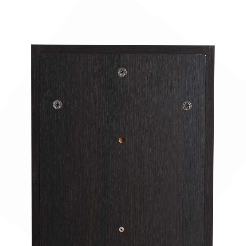 12-Inch Small Wall Mounted Storage Shelves For Small Bathroom, Study, Storage Room, Dark Oak