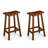 28.7 In. Solid Wood Outdoor Bar Stools Set Of 2-1661410006