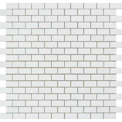 Carreau de mosaïque en marbre et brique