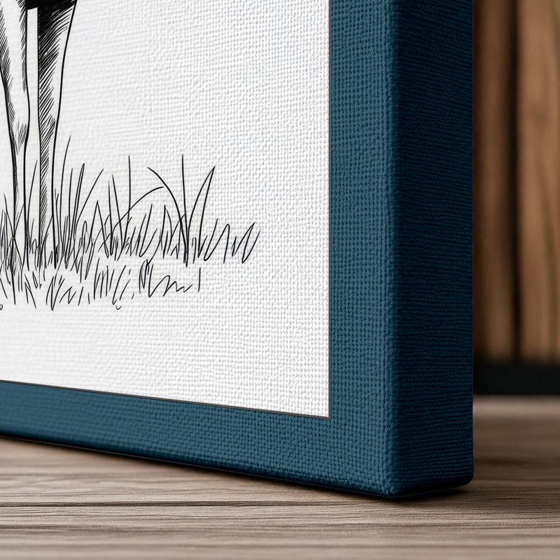 Print, 30x20 - 76.2 x 50.8 cm, Teal Border