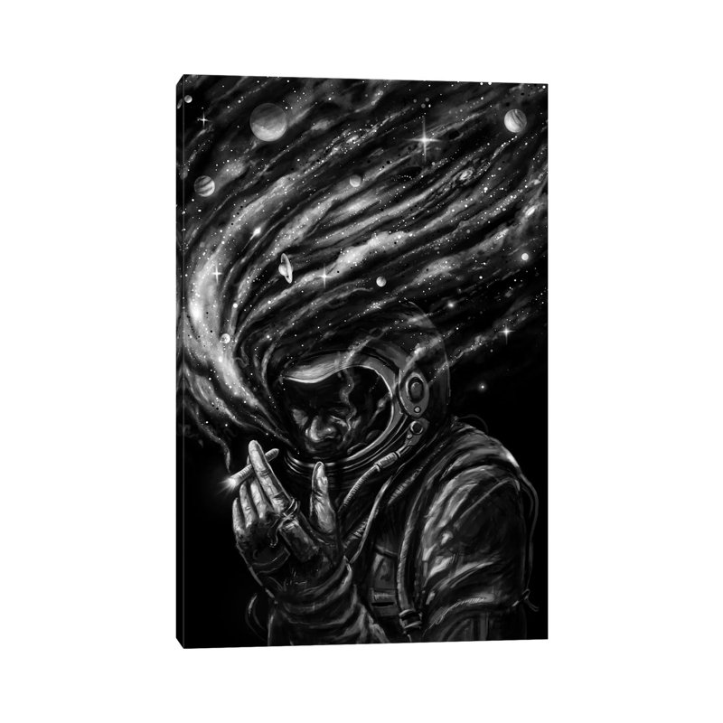 Space Joint - Wrapped Canvas Print, 66.04 cm H x 45.72 cm W x 3.175 cm D