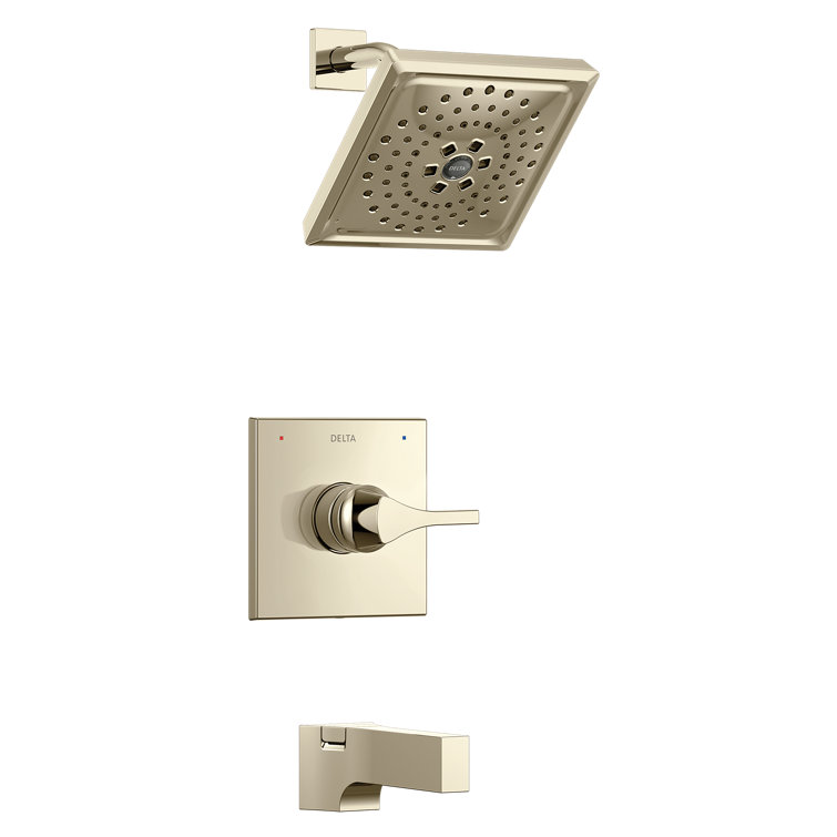 Zura Pressure Balance 14 Series Tub and Shower Trim with Single Lever Handle and Monitor