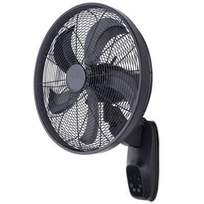 16” Wall Fan - Adjustable Tilt - 3 Speeds - Oscillating