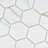 Calacatta Gold 3" x 3" Hexagon Marble Look Porcelain Mosaic Tile