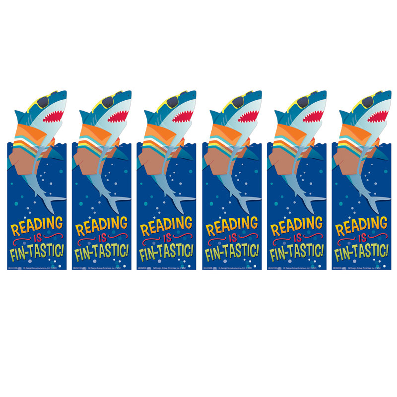 Shark Reading Is Fin-Tastic Bookmark Accessoire éducatif