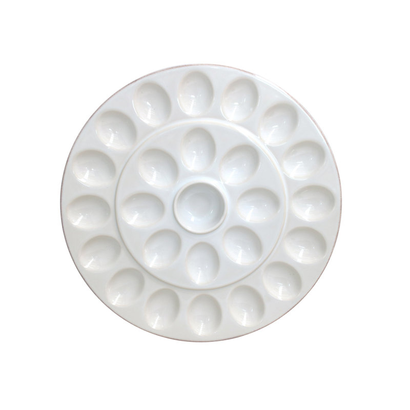 Costa Nova Cook & Host Egg Platter, White