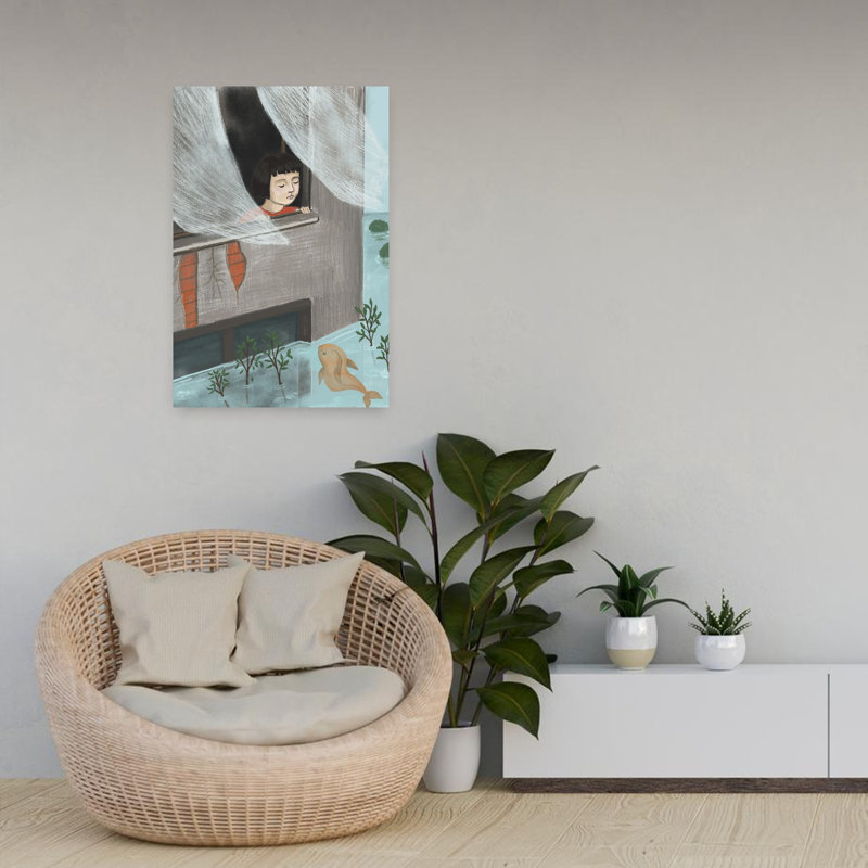 Art contemporain contemporain abstrait, H 24 po x l 16 po