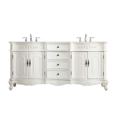 Ensemble de meuble-lavabo double 72 po Burnet