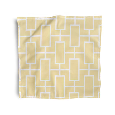 Lakedrick Polyester Geometric Square Napkin