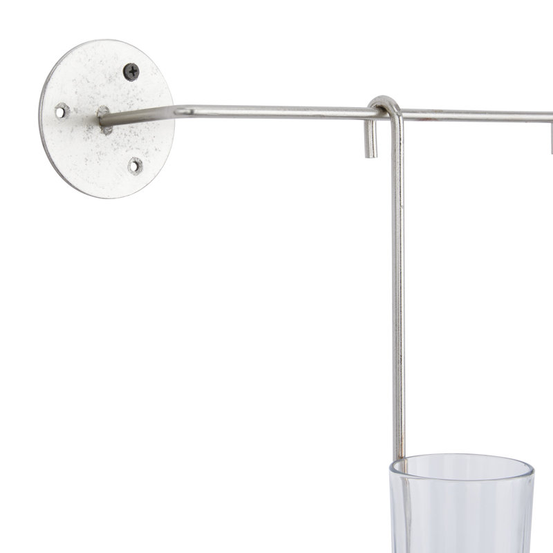 Candle Wall Light, Silver