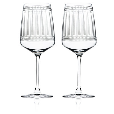 Marrakech Crystal Red Wine Glass