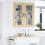 Vidaxl Kitchen Wall Cabinet Black 40 X 31 X 80 Cm Engineered Wood-121217672