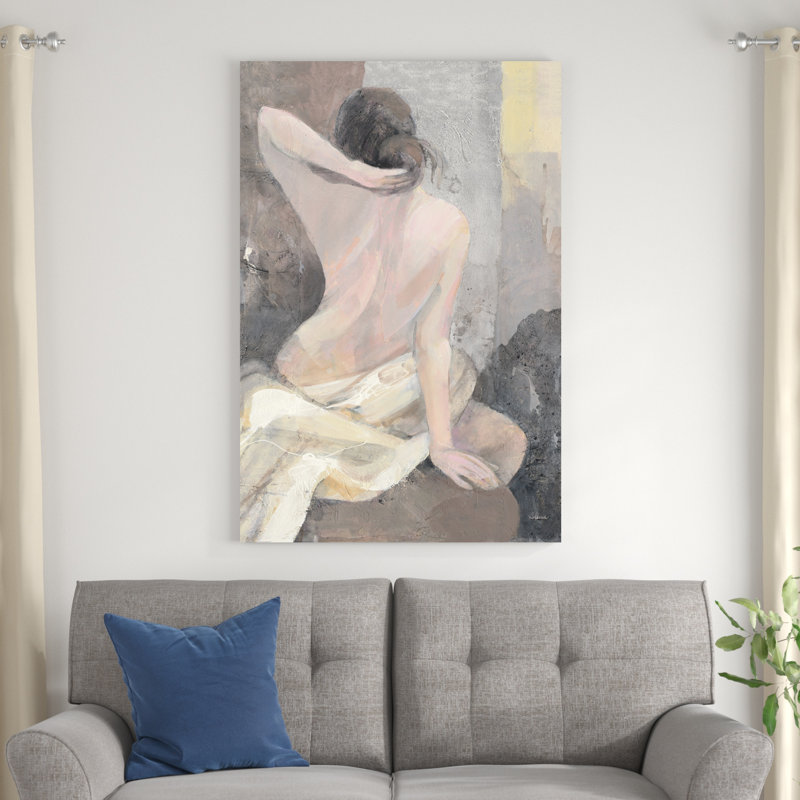 Après le bain I, H 48 po x l 32 po x P 1,25 po