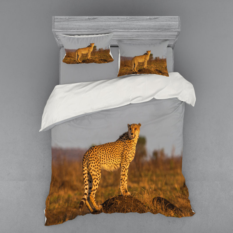 Ensemble de housse de couette éclectique Safari
