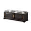 Banc rembourré noir-1834980839
