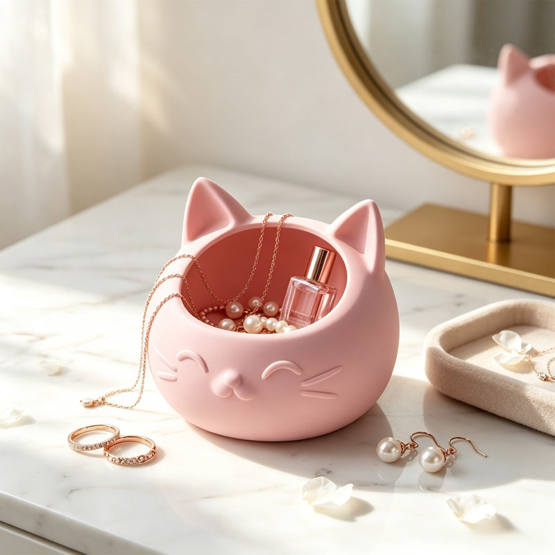 Sac à dos en polyester, 1 pièce. Boîte de rangement mignonne en forme de petite boîte pour bijoux, bagues et petits objets. Plateau décoratif pour la maison, 7,6 x 6,3 cm.