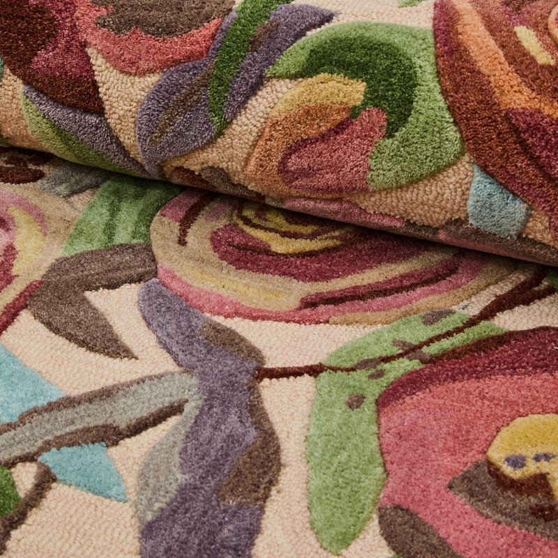 Sonia's Rose Rug, Rectangle 2'3" x 3'9"