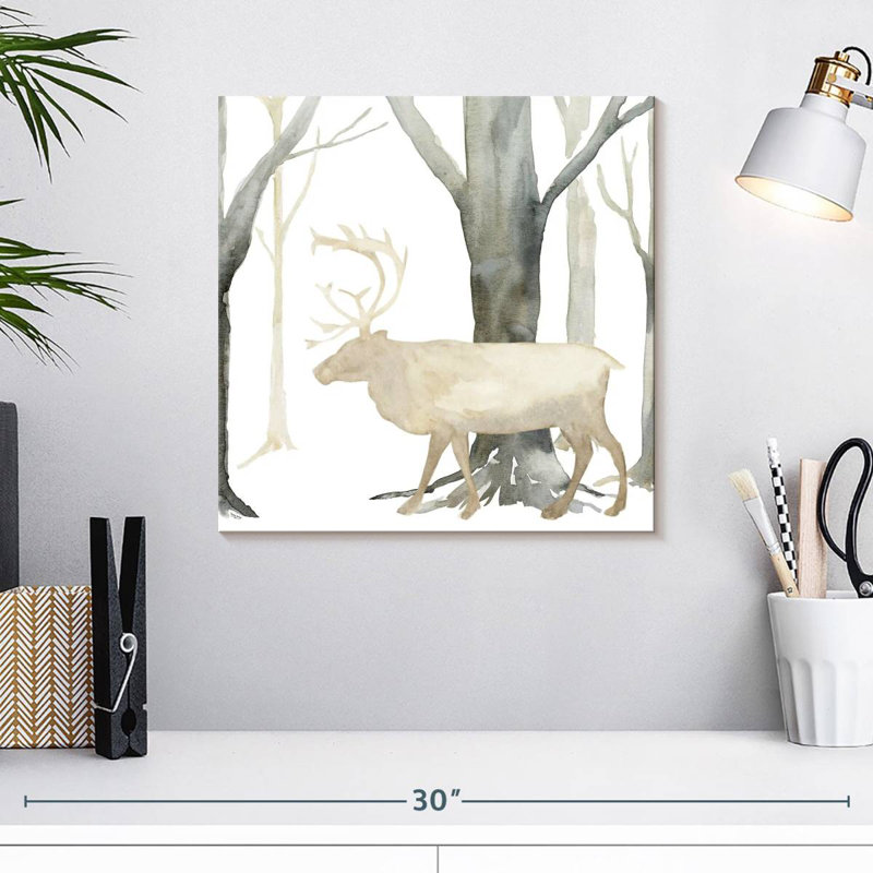 Brampt Winter Forest Elk, 16" H x 16" W