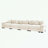 Modular Sectional Couch with 12 Throw Pillows-761621873