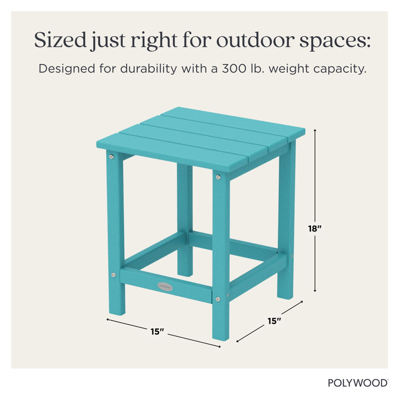 Table d'appoint POLYWOOD Long Island 18 ", Aruba