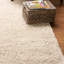Tapis beige en polypropylène à poils longs Aurea-21608051