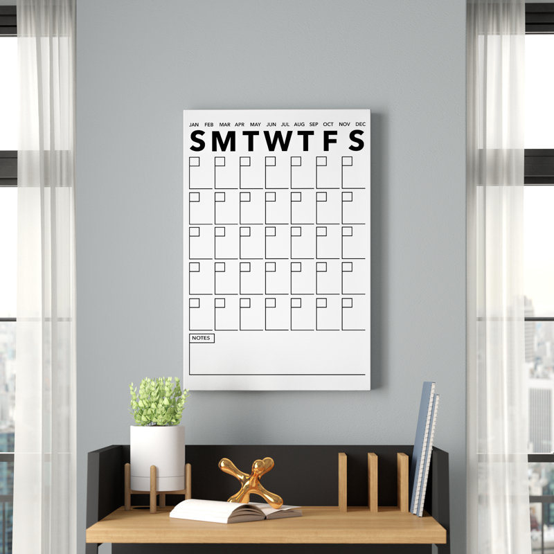Plastic Dry Erase Board, 30" H x 20" W x 1.5" D