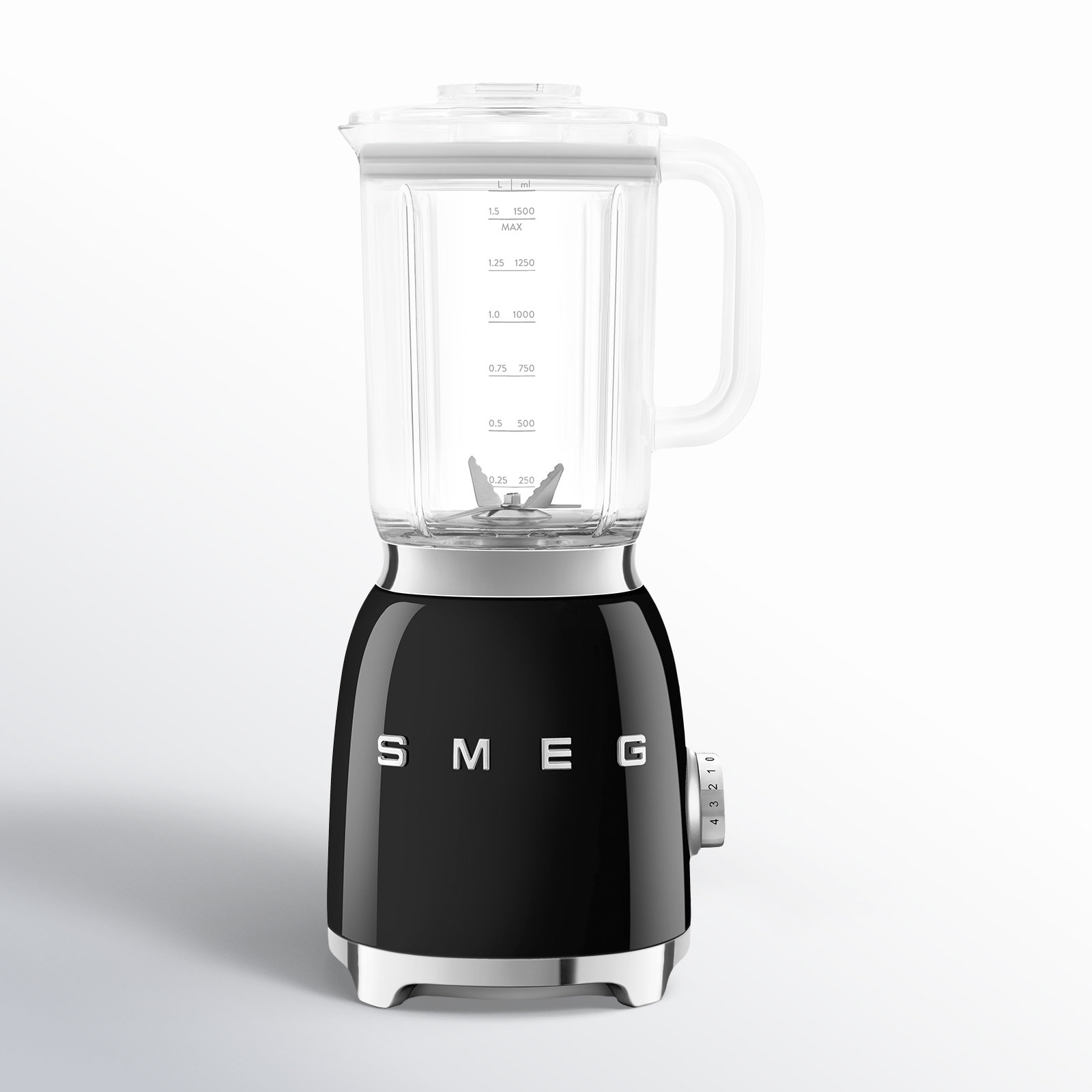 SMEG 50's Retro Style Countertop Blender, Black