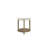 Marielle Stone Top End Table - Toffee