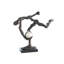 Tripped Up Sculpture-Bronze W/Nickel Sphere