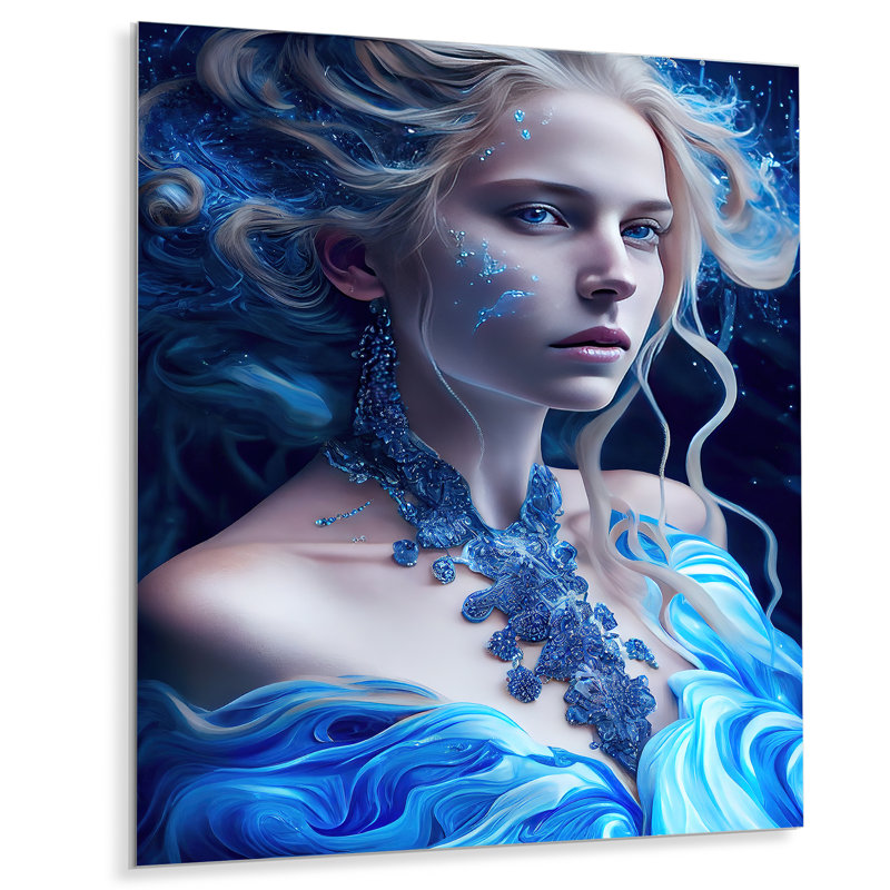 Fantasy & Sci-Fi Wall Decor on Metal, 32" H x 24" W x 1" D