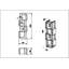 Agda 160cm H 38cm W Geometric Bookcase-1526832657