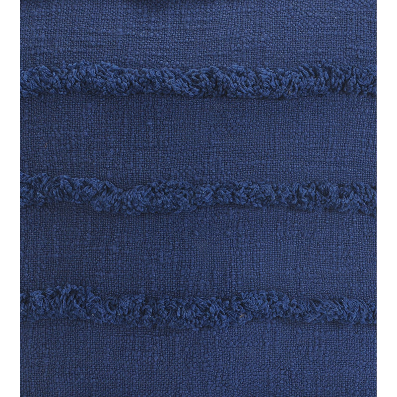 Cotton Throw Pillow, Polyester/Polyfill, Blue