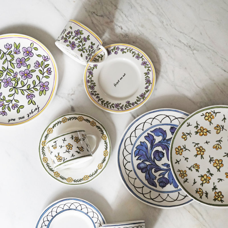 Daisy Chain Bone China Teacup