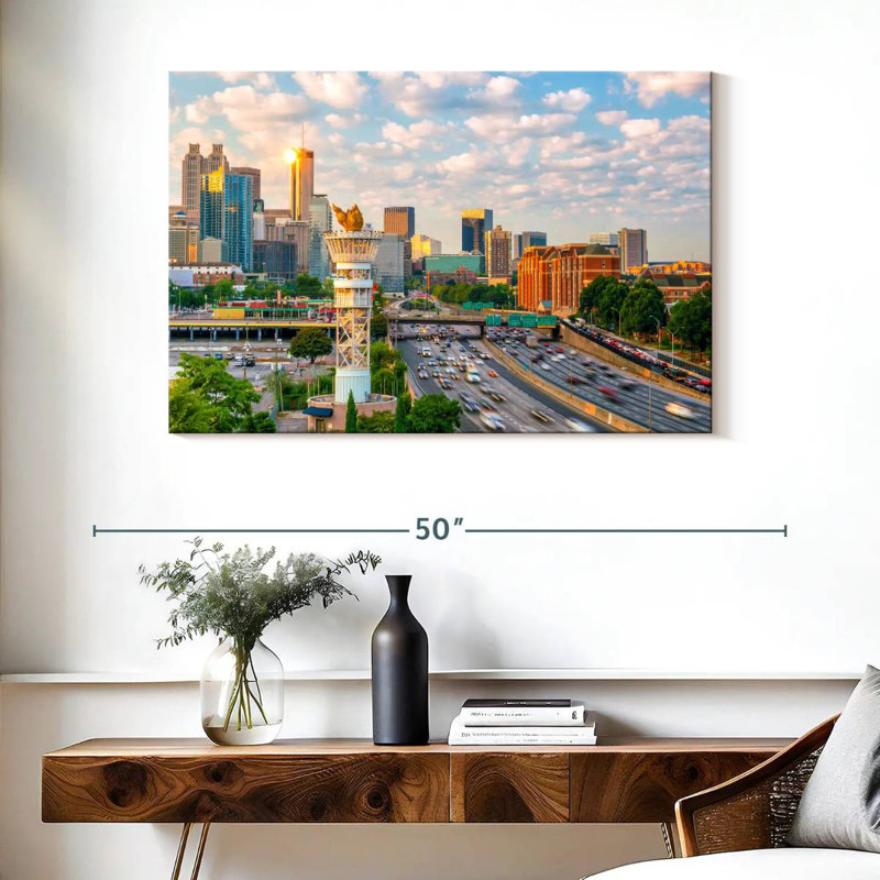 Sebbie Atlanta Rush Hour, 26" H x 39" W
