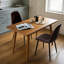 Chaise d'appoint moderne en similicuir