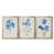 Toile avec cadre or