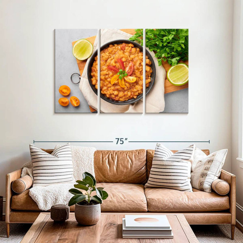 Egyptian Fava Beans, 36" H x 57" W