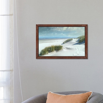 White Sands by Mike Calascibetta - Floater Frame Print on Canvas